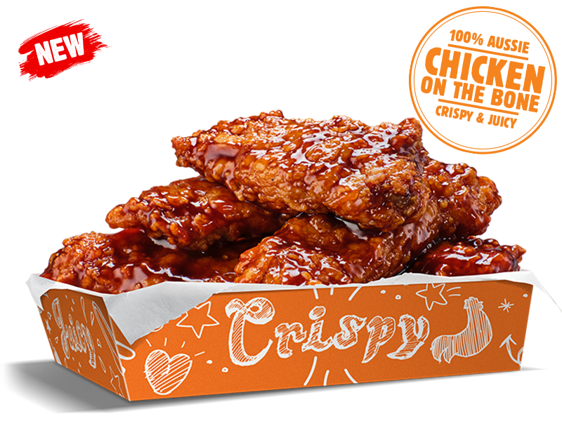 5 Korean BBQ Saucy chicken Ribs