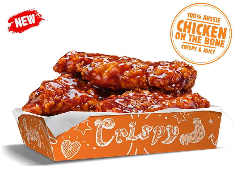 3 Korean BBQ Saucy Chicken Ribs