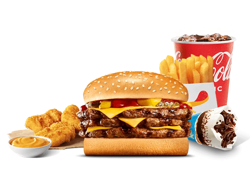 Triple Cheeseburger  Super Stunner