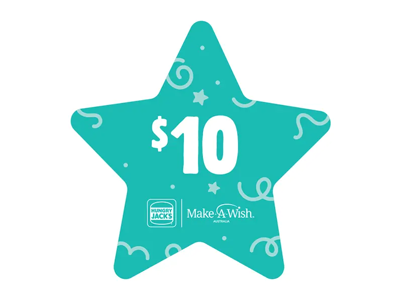  $10 Make-A-Wish®