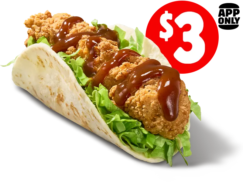 3 Chicken Tender Snack Wrap
