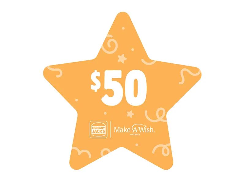  $50 Make-A-Wish®