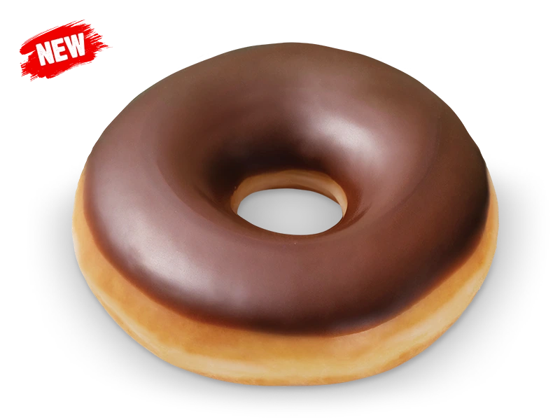 Choc Iced Doughnut
