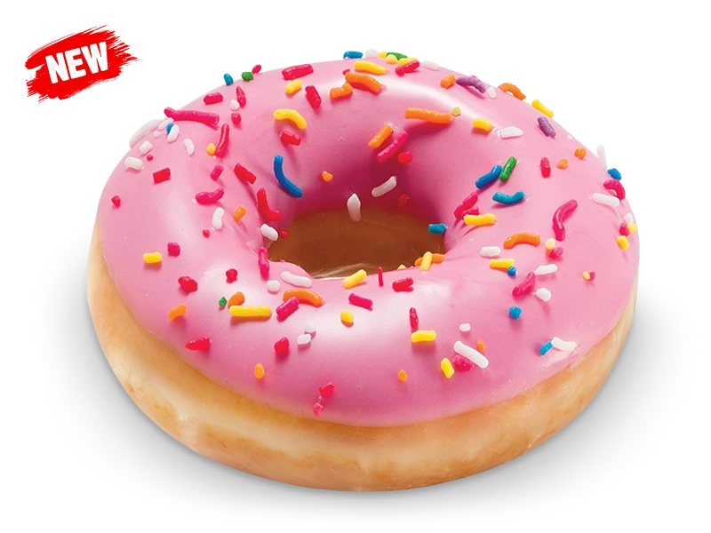 Strawberry Sprinkle Doughnut